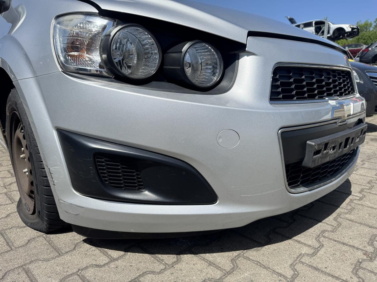 Chevrolet Aveo 2 original Sto&szlig;stange Stossf&auml;nger vorn Silber Bj.2013